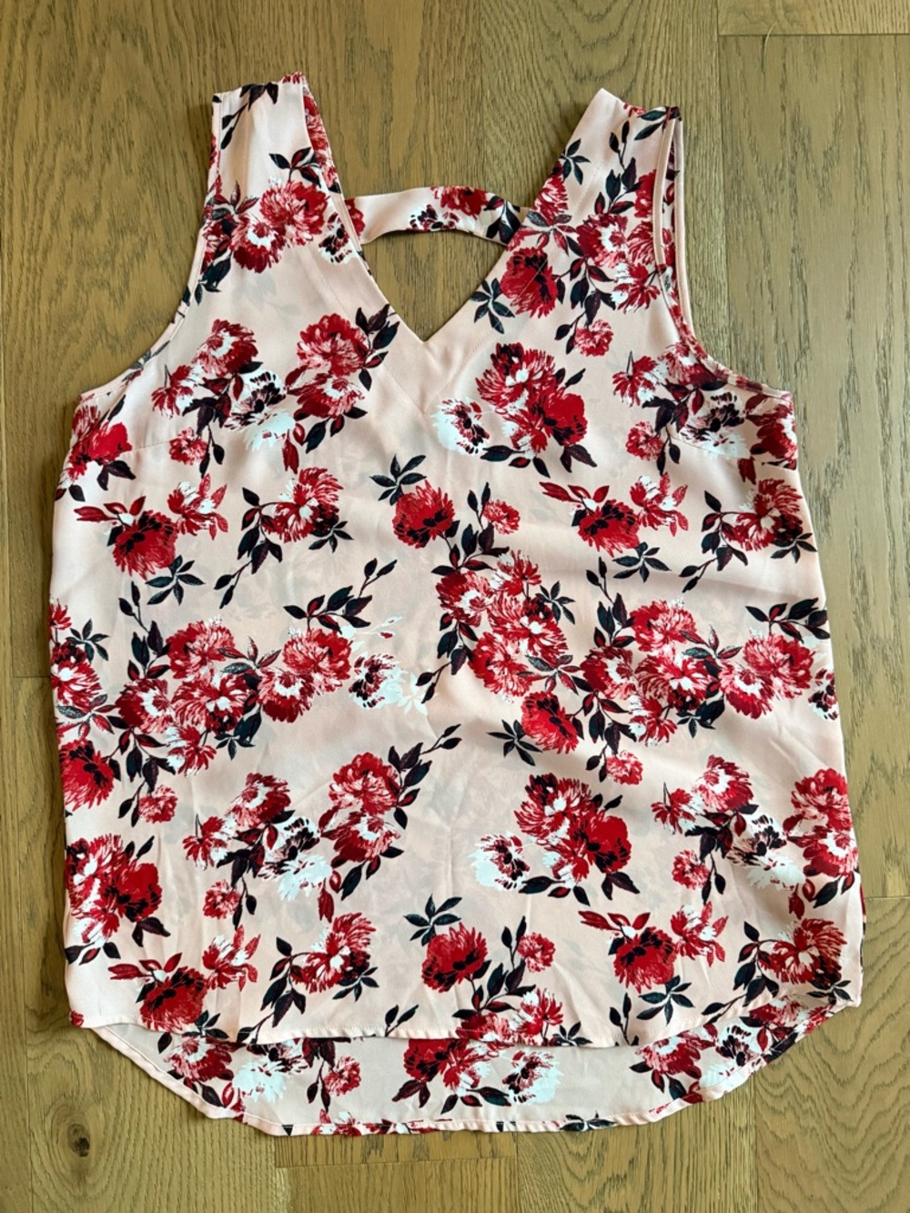 Maurice’s Floral V-Neck Sleeveless Tank Top